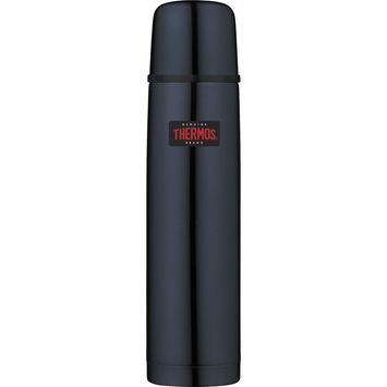 THERMOS Termoska s tlačítkovým uzávěrem a šálkem 1000 ml tmavě modrá