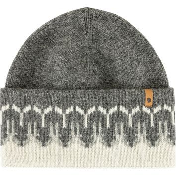 FJÄLLRÄVEN Övik Path Knit Beanie, Chalk White-Grey