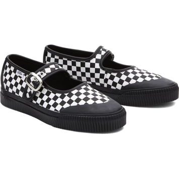 VANS Mary Jane Platform Checkerboard