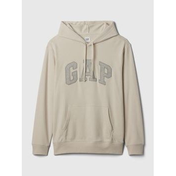 GAP Mikina s logem a kapucí Béžová