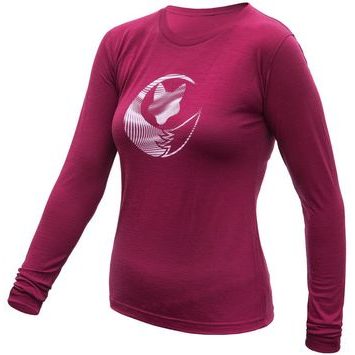 SENSOR MERINO ACTIVE FOX dámské triko dl.rukáv lilla