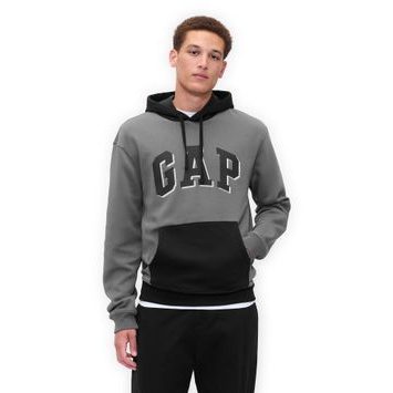 GAP 795560-01 Mikina s logem Šedá