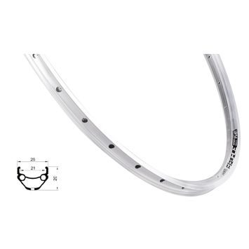 FORCE PRIME 622x21, 32děr, stříbrný