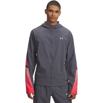UNDER ARMOUR UA Velociti Storm Hooded Jkt-GRY