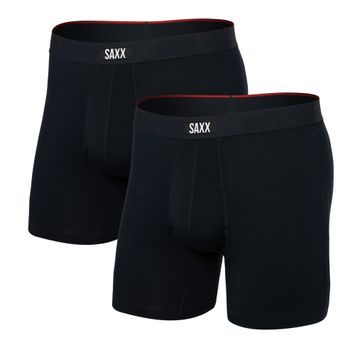 SAXX VIBE XTRA SC BB FLY 2PK, black