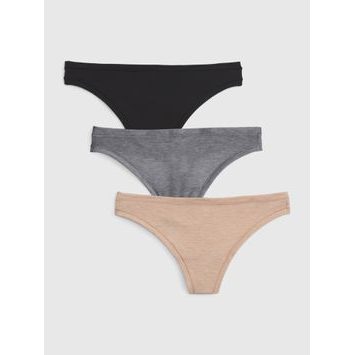 GAP 409152-03 Kalhotky tanga, 3 ks Barevná