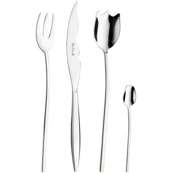 PINTI INOX TULIPANI 24 ks, stříbrná, Pintinox