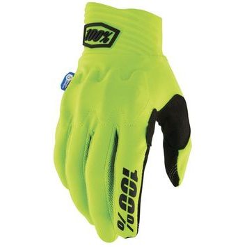 100% COGNITO SMART SHOCK Gloves Fluo Yellow
