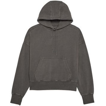 FOX W Wordmark Oversized Fleece Po Pewter