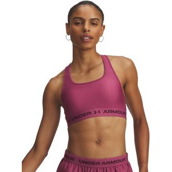 UNDER ARMOUR Crossback Mid Bra-RED