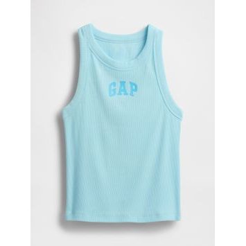 GAP Žebrované tílko s logem Modrá