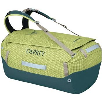 OSPREY TRANSPORTER 65, glow dew/torrent blue