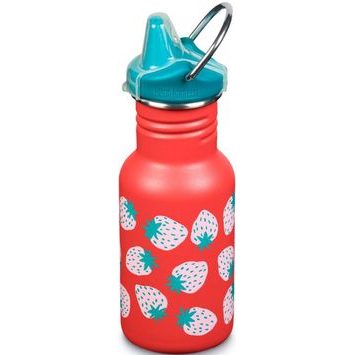 KLEAN KANTEEN Kid Classic Narrow w/Kid Sippy Cap 355 ml, coral strawberries