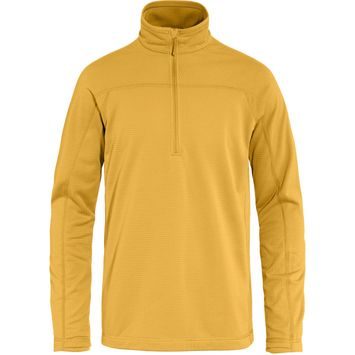 FJÄLLRÄVEN Abisko Lite Fleece Half Zip M Ochre