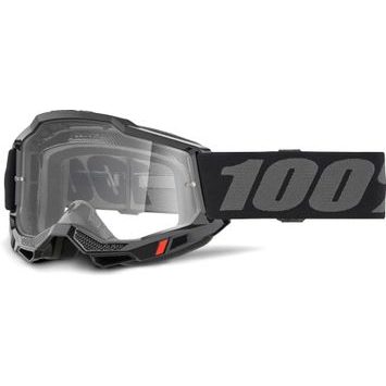 100% ACCURI 2 OTG Goggle Black - Clear Lens