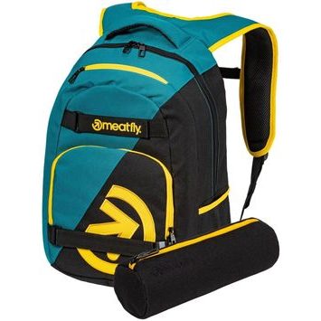 MEATFLY Exile 24, Black/Snake Green