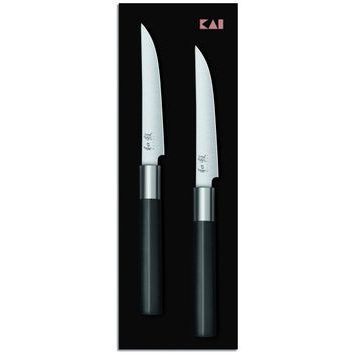 KAI WASABI BLACK Sada 2 steakových nožů