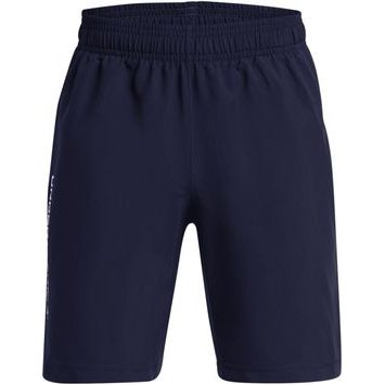 UNDER ARMOUR Woven Wdmk Shorts, Midnight Navy / White