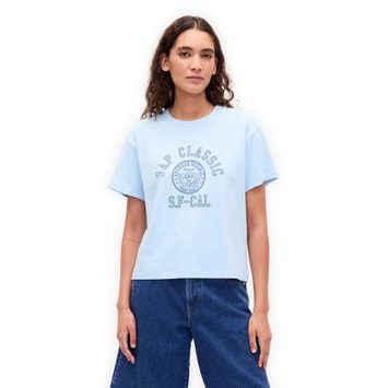 GAP 833101-00 Tričko s logem Modrá