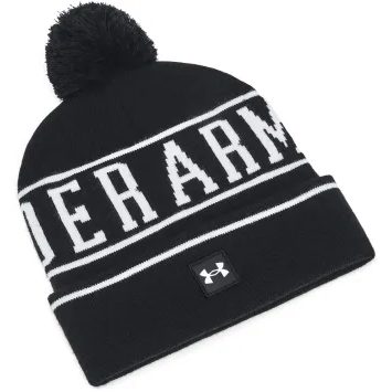 UNDER ARMOUR M Halftime Pom Beanie-BLK