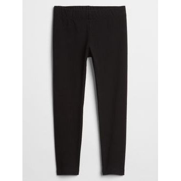 GAP 802491-01 Dětské legíny jersey, Černá
