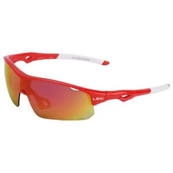 LEKI Sport Vision, bright red-rainbow