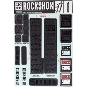 ROCK SHOX 11.4318.003.505 - DECAL KIT 35MM STEALTH