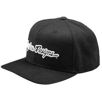 TROY LEE DESIGNS CURVED SNAPBACK SIGNATURE BLACK