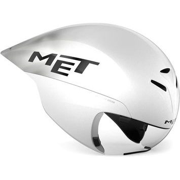 MET DRONE WIDE BODY II bílá metalická