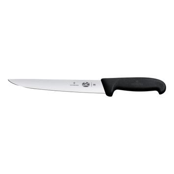 VICTORINOX Fibrox, sticking knife, 25cm, straight, black