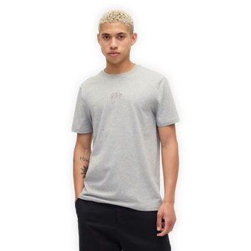 GAP 799323-01 Tričko s logem Everyday Soft Šedá