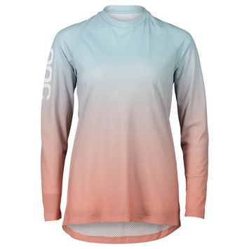 POC W's Essential MTB Lite LS Jersey, Gradient Rock Salt