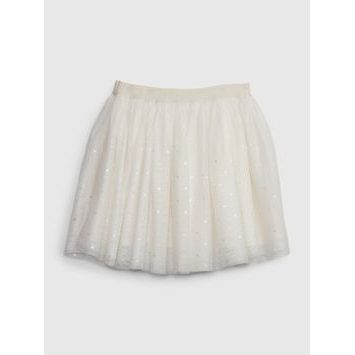 GAP 786944-00 Dívčí sukně Bílá