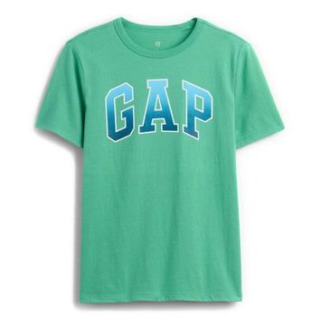 GAP 884884-00 Dětské tričko s logem Zelená