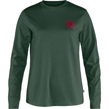 FJÄLLRÄVEN 1960 Logo T-shirt LS W, Deep Patina