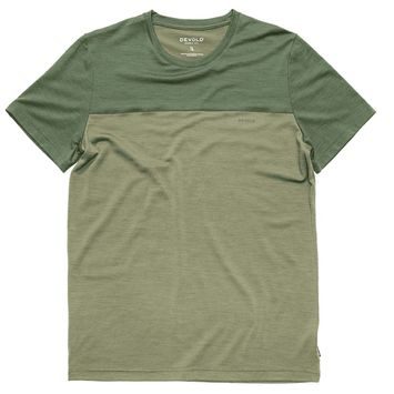DEVOLD Classic Linear Tee Man, Forest/Lichen