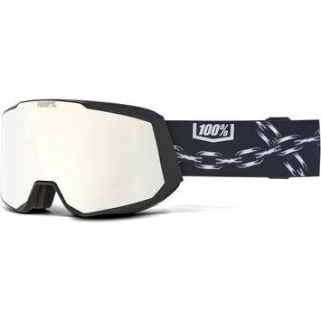 100% SNOWCRAFT XL HiPER Goggle Nico Porteous - Mirror Silver Lens