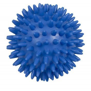 YATE Míček masážní ježek Igel Ball s bodlinkami 7.8 cm modrý