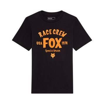 FOX Yth Slogan Ss Tee Black