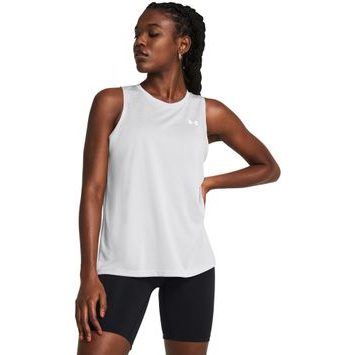 UNDER ARMOUR Tech Tank Twist, Halo Gray / White / White