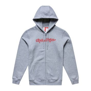 TROY LEE DESIGNS SIGNATURE GRAY HEATHER / RED