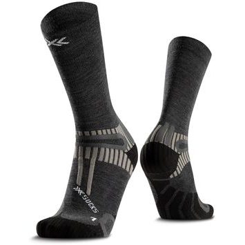 X-BIONIC X-SOCKS® HIKE PERFORM MERINO CREW HEATHER GREY