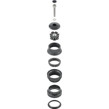 TREK Threadless External Cup 1-1/8in Black 28,6 mm (1-3/8 palce)