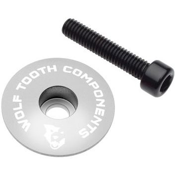 WOLF TOOTH ULTRALIGHT STEM CAP Flat stříbrná