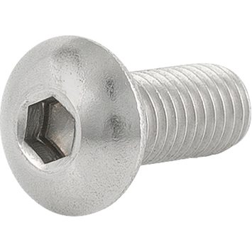 TREK M5x0.8x12mm Button Head Cap Screw Silver