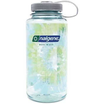 NALGENE 32oz WM Seafoam w/Platinum Blue Tie Dye