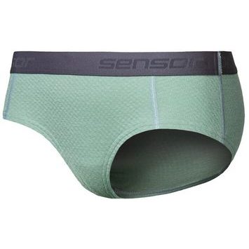 SENSOR MERINO DF dámské kalhotky basil green