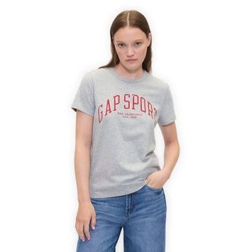 GAP 824042-03 Tričko s logem Šedá