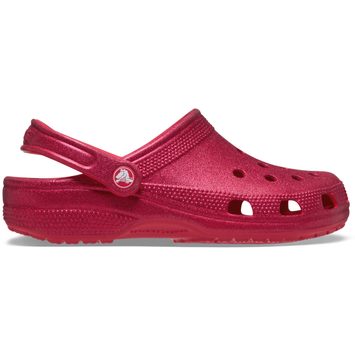 CROCS Classic Glitter Clog Digital Raspberry Glitter
