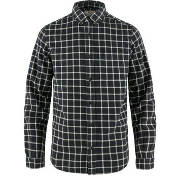 FJÄLLRÄVEN Övik Flannel Shirt M Dark Navy-Chalk White